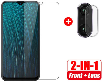 2in1 Screen Protector + Camera Lens Protective Glass For OPPO oppo A5S A5s A5 S a5s a 5s a5 s CPH1909 Tempered Glass Film