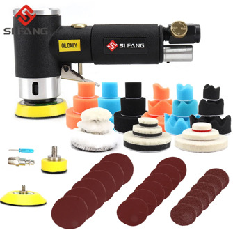2inch/3inch Mini Orbital Air SanderPneumatic Polishing Grinding Machine Air Tools Buffer Dual Action Orbital Polisher for Car