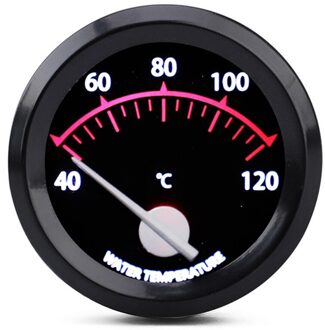 2Inch 52Mm Auto Boot Water Temperatuurmeter Meter 40-120 ℃ Water Temp Meter Indicator 12V voor Auto Auto Motorfietsen