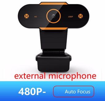 2K 1080P Hd Webcam Mini Computer Pc Webcamera Met Mic Draaibare Full Hd Camera Usb Plug Web Camera voor Laptop Desktop Computer 480P