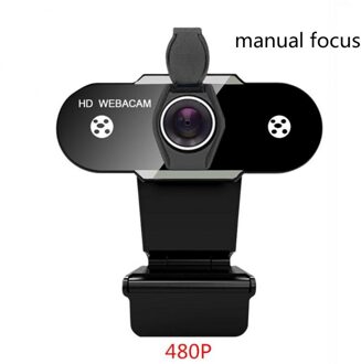 2K Webcam Hd 1080P Computer Camera Met Stofkap Webcam Voor Webcast Video Conferentie Webcam Full Hd 1080P Camara Web Para Pc 480p