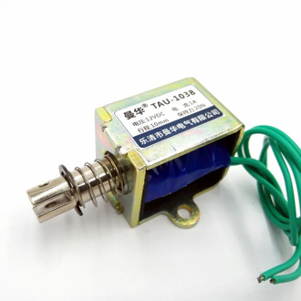 2kg/20N push&pull open Frame electromagnet TAU-1038 stroke 0-10mm 24V 12V Solenoid electromagnet