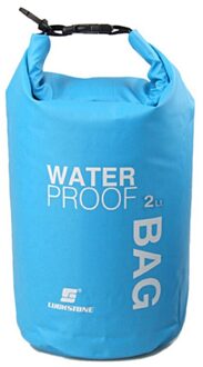 2L Camping Wandelen Pvc Waterzak Waterdichte Tas Camping Droge Zakken Outdoor Reizen Ultralight Rafting Waterdichte Tas