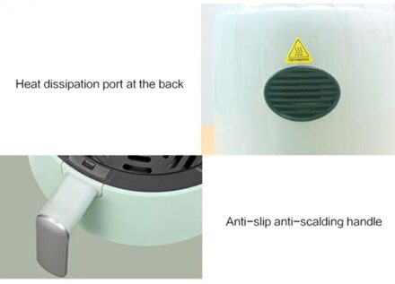 2L Huis Lucht Friteuse Geen Olie Intelligente Keuken Elektrische Friteuse Frietjes Machine Timer Instelling & Temperatuurregeling