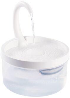 2L Huisdier Fontein Zwaan Hals Vormige Kat Water Dispenser Usb Opladen Automatische Drinken Fontein Met Led Licht Voor Katten honden 2L USB