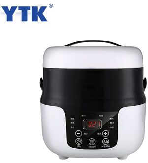 2L Mini Rijstkoker 220V Office Draagbare Elektrische Lunchbox Voedsel Heater Houden Verse Voor 1-2 Mensen VS