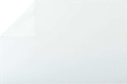 2LIF 2x Rollen raamfolie wit semi transparant 45 cm x 2 meter zelfklevend