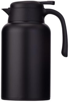 2Lstainless Staal Vacuüm Thermoskan Water zwart