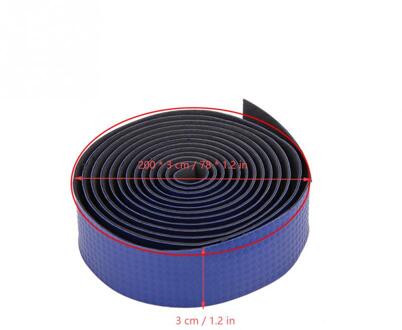 2M 1 Paar Fietsstuur Tape Carbon Fiber Handvat Bar Wrap Riem Mtb Racefiets Kurk Stuur Tape Lijm bands Marineblauw