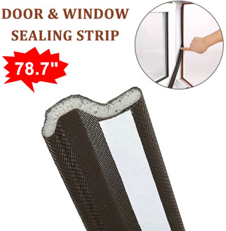 2M Pu Foam Sound Proof Self Adhesive Window Door Sealing Rubber Home Windproof Sealing Strip Door Seal Strip For Window And Door