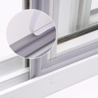 2m Self Adhesive Window Seal Acoustic Foam for Sliding Door Windows Windproof Soundproof Cotton Seal Door Gap Sound Foam