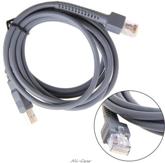 2M Symbool Barcode Scanner Usb Kabel LS1203 LS2208 LS4208 LS3008 CBA-U01-S07ZAR