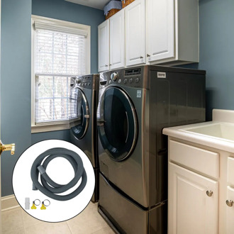 2m Universal Fully Automatic Washer Washing Machine Hose Drain Pipe Down Pipe Outlet Pipe Extended Extension Tube