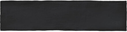 2m² - Wandtegels Colonial Black Mat - 7,5x30 cm