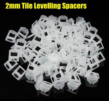 2Mm 100Pcs Plastic Keramische Tegel Leveling Systeem Spacers Clips Kit Muur Vloertegel Spacer Betegelen Tool Voor Thuis floor