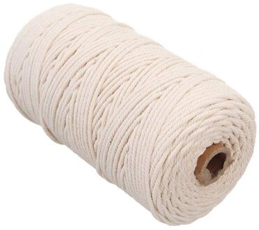 2Mm X 200M Macrame Katoenen Koord Voor Muur Opknoping Diy Lanyard Ficelles Couleurs Draad Koord Voor Thuis # W