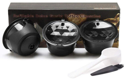 2nd Generatie Nescafe Dolce Gusto Koffie Filter Foam Filtering Functie Hervulbare Dolce Gusto Koffie Capsule Met Scoop Br