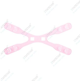 2nd Haak Riem Houder Extension Voor Masker Oor Protector Soft Anti-Aanscherping Release Pijn Oor Gesp Uitbreiding Knop Roze / 1stk