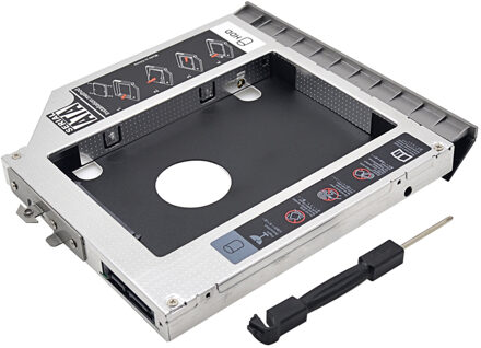 2nd Hdd Caddy 12.7Mm Sata Iii 2.5 "Ssd Harde Schijf Voor Hp Elitebook 8460P 8470P 8460W 8470W DVD-ROM Optische Bay