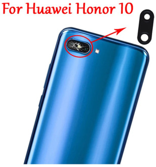 2PC 100% New Original Rear Back Camera Glass Lens Cover with Adhesive For Huawei Honor 10 Camera Glass lens Replacement