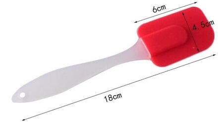 2Pc/1Pc Rode Siliconen Spatel Barbecue Borstel Keukengereedschap Tool Kit Hittebestendige Bbq Olie Kruiderij Borstels cake Schraper 1stk Spatula