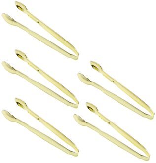 2Pc 4Inch Theewaar Thee Clips Rvs Broodrooster Bagel Bacon Squeezer Suiker Ice Tea Tang Koffie Bar Buffet keuken Accessoire goud