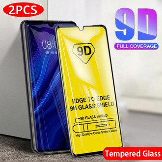 2pc 9D Full Glue Protective Tempered Glass on for Samsug Galaxy A20 A20s A20e A2 Core M20 M21 A 20s 20e M 21 20 Screen Protector