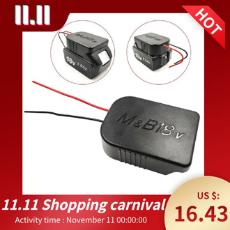 2PC Battery Converter Adapter Output Connector with Cable Adapter for Makita 18V for 18V Battery Accessories Battery Converter