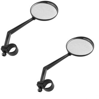 2Pc Bike Spiegel Accessoires Breed Scala Hoek Spiegel Voor Fiets Stuur Spiegels Draaien Cyclus Achteruitkijkspiegel Voor Off road, mtb