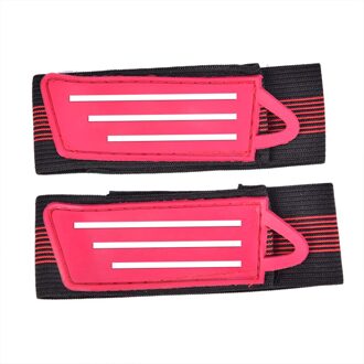 2Pc Fiets Outdoor Enkel Been Bind Bandage Broek Broek Bands Clips Strap Rood
