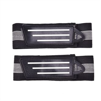 2Pc Fiets Outdoor Enkel Been Bind Bandage Broek Broek Bands Clips Strap Zwart