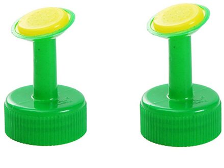 2Pc Fles Top Drenken Tuin Plant Sprinkler Water Zaad Zaailingen Irrigatie Soft Drink Fles Water Kan Top Waterer Apparatuur groen