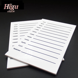 2PC Hand Acrylic Eyelashes Pallet Lashes Individual Tool Composite Plastic Board Eye Lash Pad Eyelash Extension Glue Holder