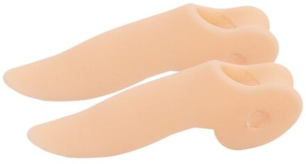 2Pc Kleine Teen Varus Separator Bone Corrector Stijltang Siliconen Gel Voet Bunion Hallux Valgus Punt Vingers Protector TSLM1