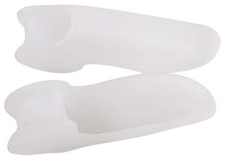 2Pc Kleine Teen Varus Separator Bone Corrector Stijltang Siliconen Gel Voet Bunion Hallux Valgus Punt Vingers Protector TSLM1