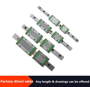 2pc Linear Slider MGN15C MGN15H + 2pc MGN15 Linear Rail Guide 150mm 300mm 400mm 500mm 600mm 700mm 800mm 850mm 900mm 950mm