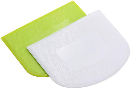 2Pc Plastic Cake Spatel Deeg Boter Batter Schraper Bakken Tools Voor Thuis Bakken Nough Snijden Gereedschap Keuken Gadgets