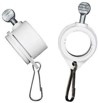 2Pc Vlag Pole Ringen 360 Graden Roterende Vlaggenmast Vlag Montage Ring Met Vaste Haak Wrap Voor 1Inch Diameter vlaggenmast Fixing Tool