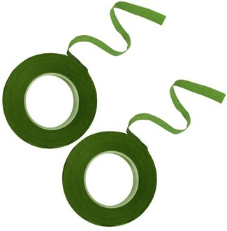 2Pc Zelfklevende Boeket Bloemen Stem Tape 30Yard 12Mm Kunstmatige Bloem Meeldraden Wikkelen Bloemist Groen Tapes diy Bloem Levert style1