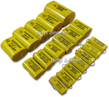 2pcs 1.0uF-5.6uF 250V Car Audio Speaker Frequency Divider Crossover Polypropylene Film Non-Polarity Capacitor