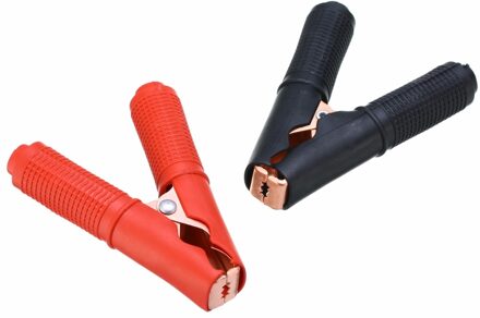 2Pcs 100A Batterij Krokodil Klem Auto Voertuig Batterij Oplader Krokodil Alligator Booster Clips