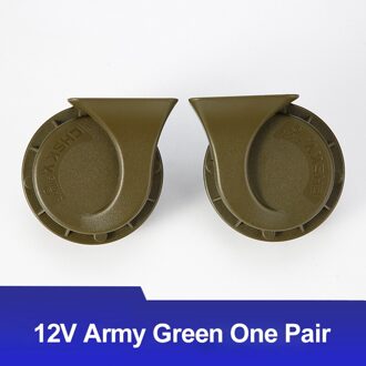 2Pcs 12/24V Auto Hoorn Luid Druk Claxon Speaker 120DB Lage 410Hz Hoge 510Hz Slak cry Air Hoorn Voor Auto Accessoires