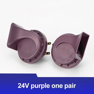 2Pcs 12/24V Auto Hoorn Luid Druk Claxon Speaker 120DB Lage 410Hz Hoge 510Hz Slak cry Air Hoorn Voor Auto Accessoires