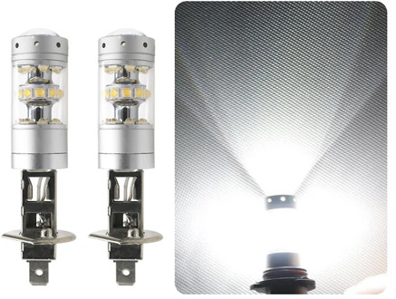 2pcs 150W H1 H3 Car LED Bulbs Car Fog Lamp Super Bright 6500K White Driving Lamp Car Lights DC 12V 24V Auto Lamp Lampe voiture