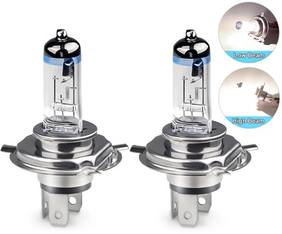 2pcs/1pair Car Headlight H4 55w Halogen Bulbs Very Bright 4300k H4 HB4 Halogen Lamp Car Headlight Fog Lamp Lights For BMW
