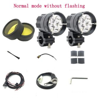 2Pcs/1Pc 3Inch 12V 24V 7500K Waterdichte Ronde Led Night Bar Lichten Draagbare spotlights Motorfiets Offroad Vrachtwagen Rijden Auto Boot