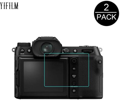 2Pcs 2.5D Gehard Glas Voor Fujifilm Gfx 100S Digitale Camera Screen Protector Film Water-Proof Anti-scratch Glas