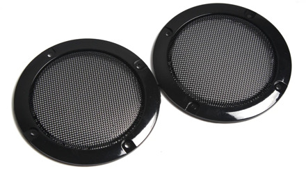 2PCS 2 inch 3 inch 4 inch Black Replacement Round Speaker Protective Mesh Net Cover Grille Circle Speaker Accessories
