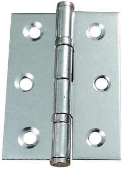 2Pcs 2 Inch Rvs Platte Scharnier Kast Deuren Ramen Houten Doos Scharnier