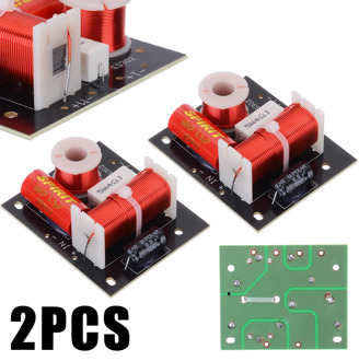 2pcs 2 Way 800W Speaker Frequency Divider 3200Hz 2 Unit Hi-Fi Soundshelf Audio Stereo Crossover Filters For Car Home Theater